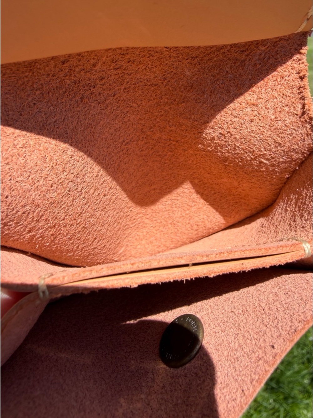 Love Bug Plus Wallet Portland Leather Goods Mamey Full-Grain Leather NWOT - Picture 4 of 12